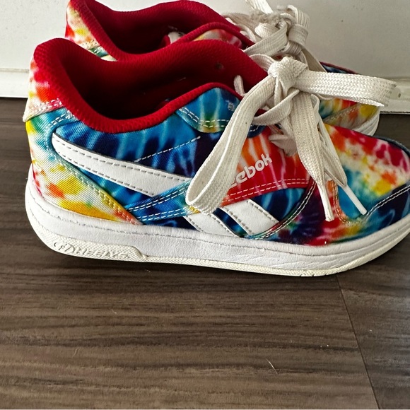 Reebok x Heelys Tie-Dye Roller Sneaker Shoes Youth Size 3 - Picture 8 of 16